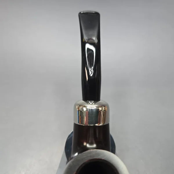 Peterson Army Filter XL90 Smooth Bent Billiard w/ Nickel Briar Pipe, New, 9mm - Image 6
