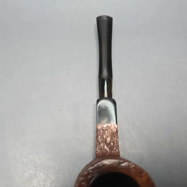 GBD Pre-1980s Militaire 9488 Sandblasted Paneled Pot w/ Vulcanite Estate Briar Pipe, English Estates - Image 8