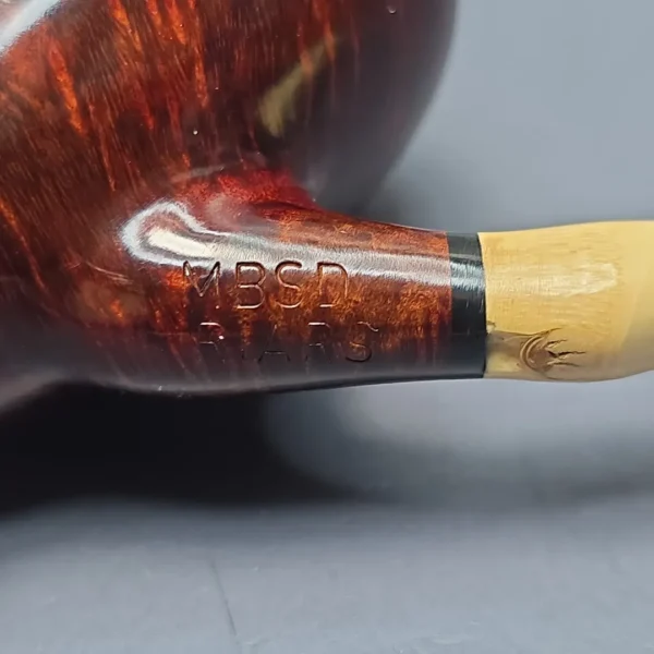 MBSD Briars Modern Masters 1 Smooth Peewit w/ Bamboo Handmade Briar Pipe, New - Image 11