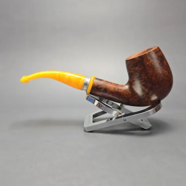 Chacom Montmarte 43 Smooth Bent Billiard Estate Briar Pipe Unsmoked - Image 3