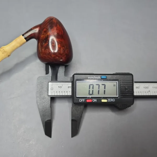 MBSD Briars Modern Masters 1 Smooth Peewit w/ Bamboo Handmade Briar Pipe, New - Image 11