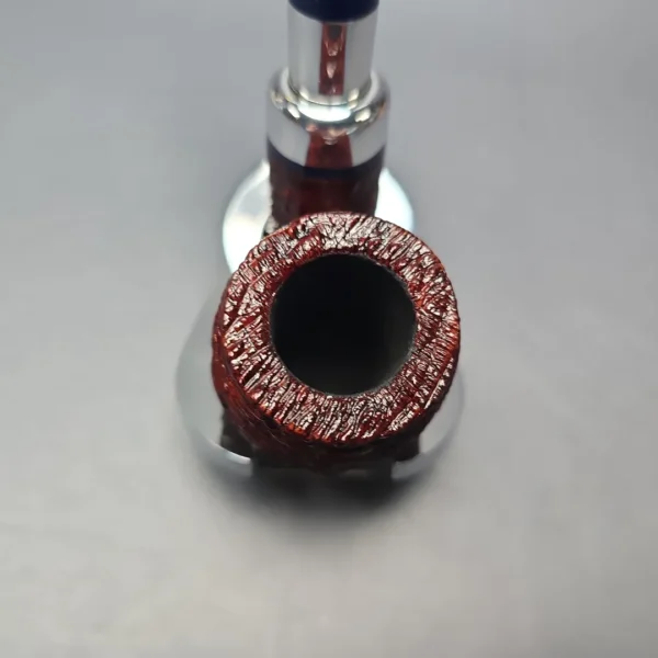 Savinelli Eleganza 614 Rusticated Estate Briar Pipe - Image 7