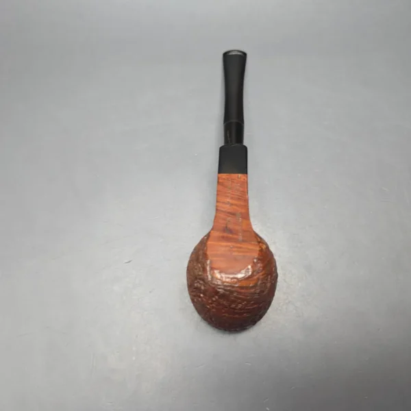 GBD Pre-1980s Militaire 9488 Sandblasted Paneled Pot w/ Vulcanite Estate Briar Pipe, English Estates - Image 10