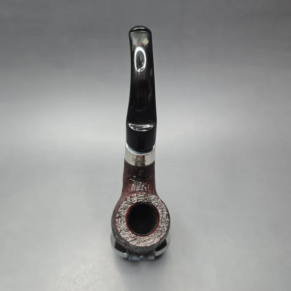 Peterson House Pipe Sandblasted Oom Paul with Silver (New) - Image 9