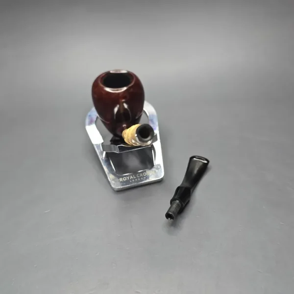 MBSD Briars Modern Masters 1 Smooth Peewit w/ Bamboo Handmade Briar Pipe, New - Image 13