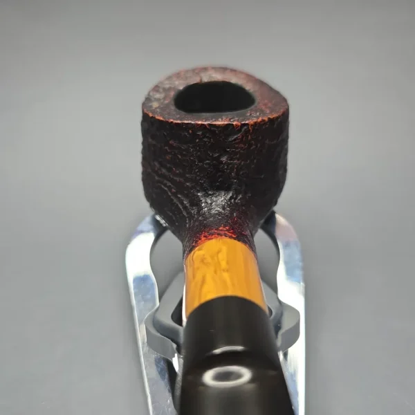 Stanwell (c.1980s) Buffalo 11 Sandblasted Pot Estate Briar Pipe, Danish Estates, 9mm - Image 6
