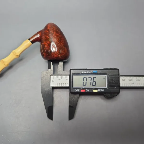 MBSD Briars Modern Masters 1 Smooth Peewit w/ Bamboo Handmade Briar Pipe, New - Image 13