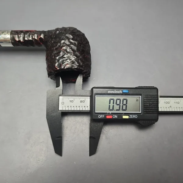 Peterson 2025 St Patrick's Day 2025 605 Rusticated Pot with Silver (Unsmoked Estate) - Image 12