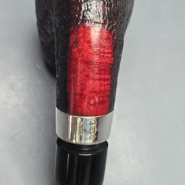 Peterson House Pipe Sandblasted Oom Paul with Silver (New) - Image 11