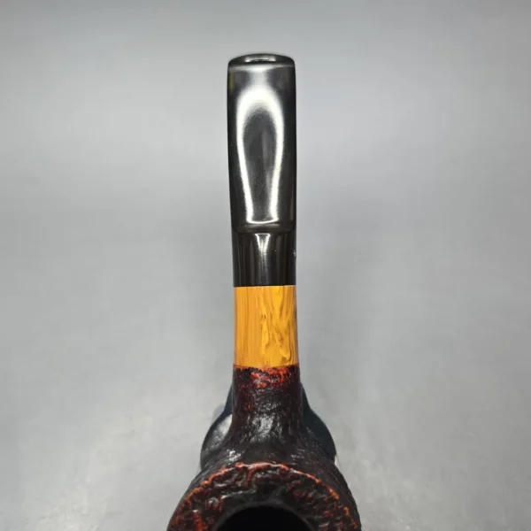 Stanwell (c.1980s) Buffalo 11 Sandblasted Pot Estate Briar Pipe, Danish Estates, 9mm - Image 5