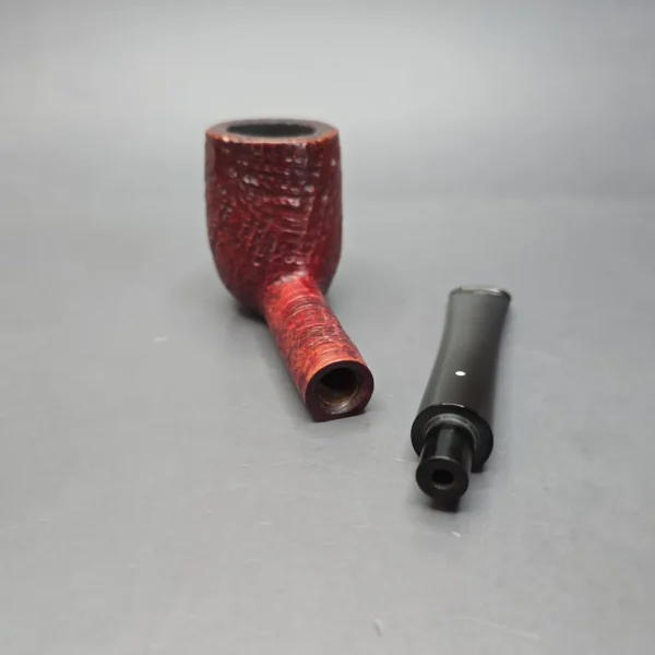 Dunhill 1972 (First Year) Red Bark LBS Sandblasted Billiard Estate Briar Pipe, English Estates - Image 13