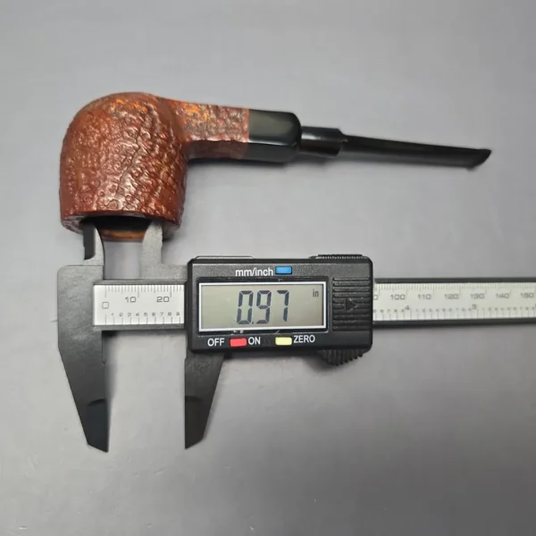 GBD Pre-1980s Militaire 9488 Sandblasted Paneled Pot w/ Vulcanite Estate Briar Pipe, English Estates - Image 13