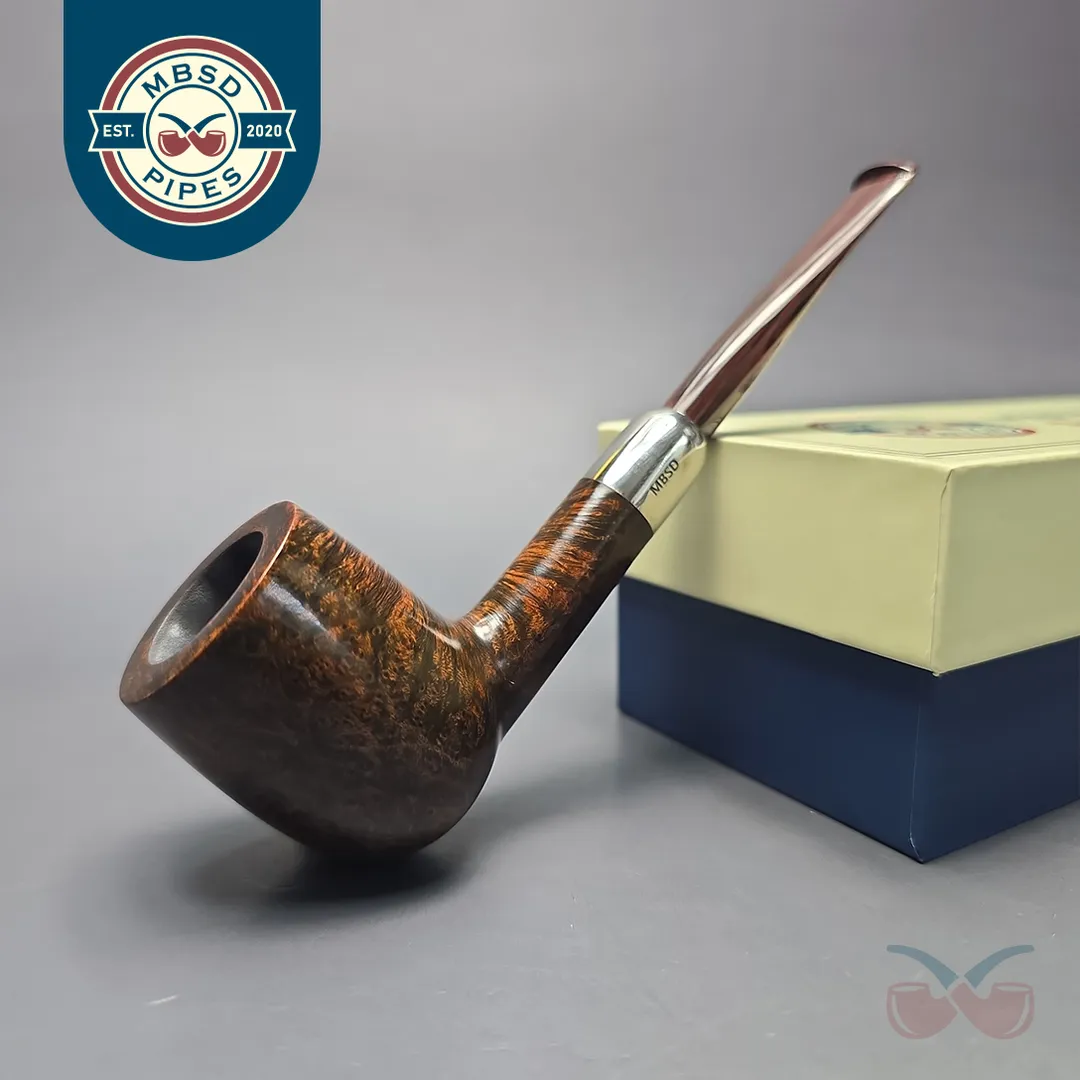 MBSD Briars Timeless Traditions 1 Smooth Billiard with Silver (New)