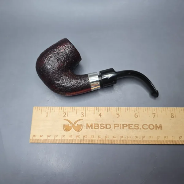 Peterson House Pipe Sandblasted Oom Paul with Silver (New) - Image 12