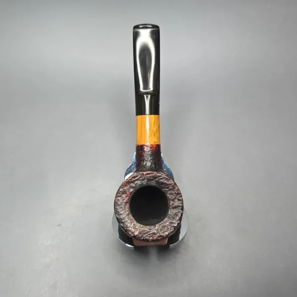 Stanwell (c.1980s) Buffalo 11 Sandblasted Pot Estate Briar Pipe, Danish Estates, 9mm - Image 9
