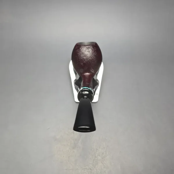 Eclesias Pipes "Moonblast" Sandblasted Egg Handmade Briar Pipe, New - Image 10