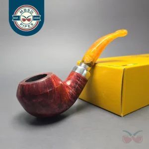 Molina Ambra 103 Smooth Rhodesian Briar Pipe, New, 9mm