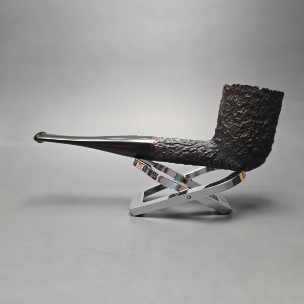 James Upshall Bark Group 6 Rusticated Dublin Estate Briar Pipe, Unsmoked - Image 4