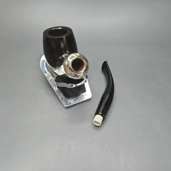 Peterson Army Filter XL90 Smooth Bent Billiard w/ Nickel Briar Pipe, New, 9mm - Image 15