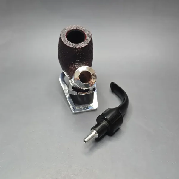 Peterson House Pipe Sandblasted Oom Paul with Silver (New) - Image 14