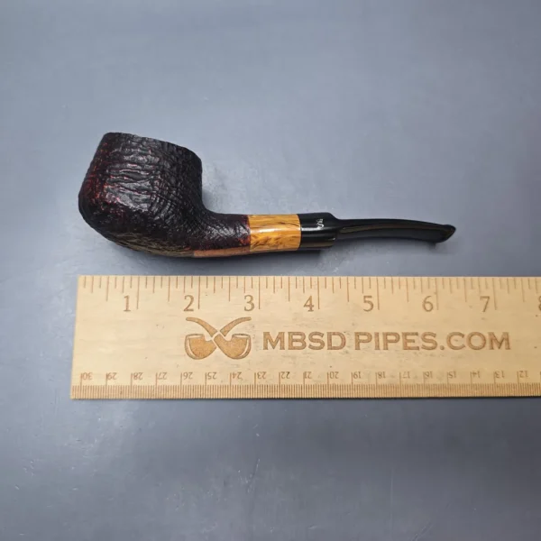 Stanwell (c.1980s) Buffalo 11 Sandblasted Pot Estate Briar Pipe, Danish Estates, 9mm - Image 13