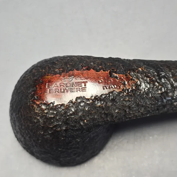 Savinelli Baronet Bruyere 316 EX Rusticated Dublin Estate Briar Pipe, Unsmoked - Image 11