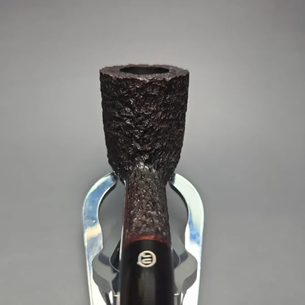 James Upshall Bark Group 6 Rusticated Dublin Estate Briar Pipe, Unsmoked - Image 6