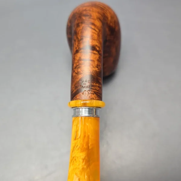 Chacom Montmarte 43 Smooth Bent Billiard Estate Briar Pipe Unsmoked - Image 11