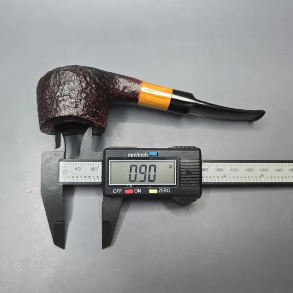 Stanwell (c.1980s) Buffalo 11 Sandblasted Pot Estate Briar Pipe, Danish Estates, 9mm - Image 12