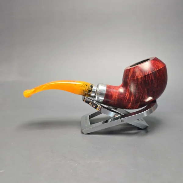 Molina Ambra 103 Smooth Rhodesian Briar Pipe, New, 9mm - Image 4