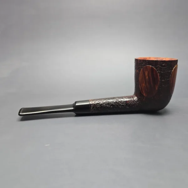 GBD Pre-1980s Collector Fantasy 9589 Partially Sandblasted Dublin Estate Briar Pipe, English Estates - Image 4