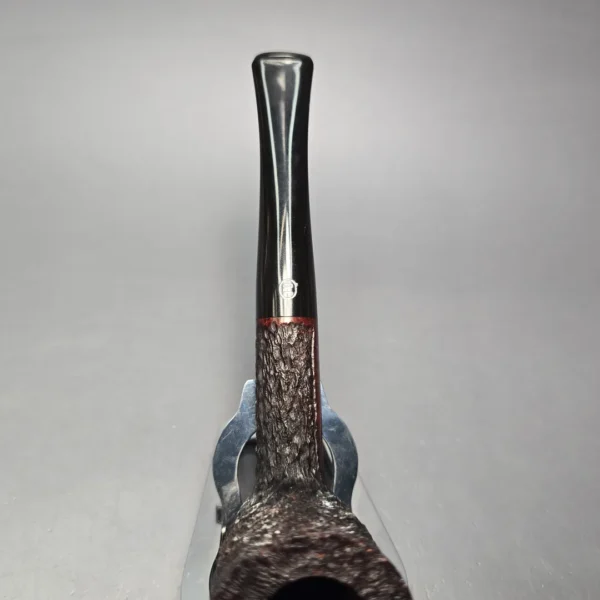 James Upshall Bark Group 6 Rusticated Dublin Estate Briar Pipe, Unsmoked - Image 8