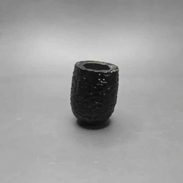 Rossi Mezzanotte 8801 Rusticated Canadian Briar Pipe, New - Image 3