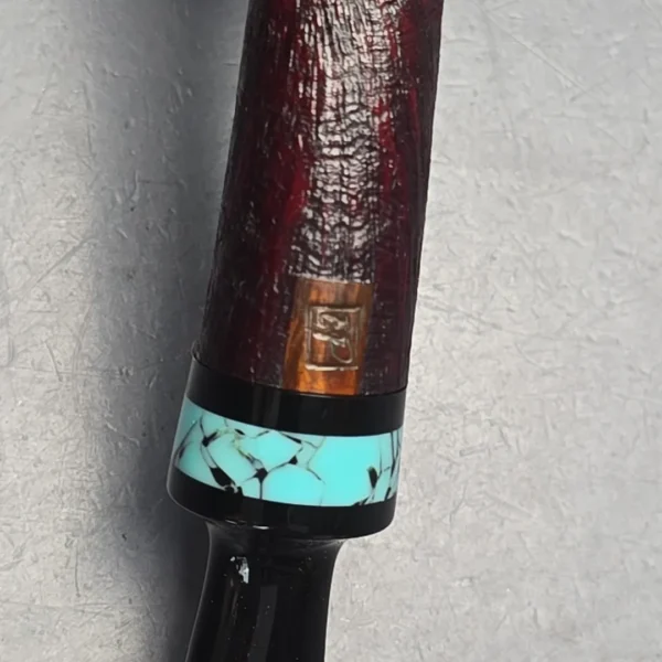 Eclesias Pipes "Moonblast" Sandblasted Egg Handmade Briar Pipe, New - Image 5