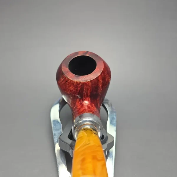 Molina Ambra 103 Smooth Rhodesian Briar Pipe, New, 9mm - Image 6