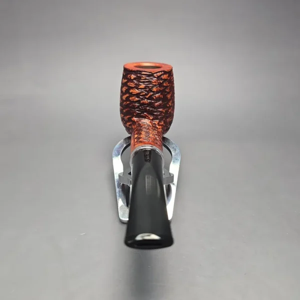 Chacom Rustic 1201 Rusticated Billiard Estate Briar Pipe, Unsmoked - Image 6
