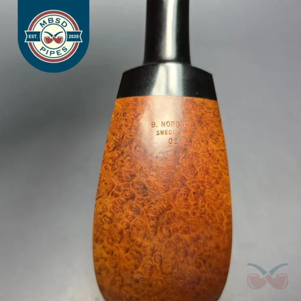 Bo Nordh 2002 Smooth Ramses Estate Briar Pipe, Other Estates - Image 7