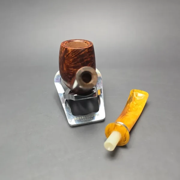 Chacom Montmarte 43 Smooth Bent Billiard Estate Briar Pipe Unsmoked - Image 15