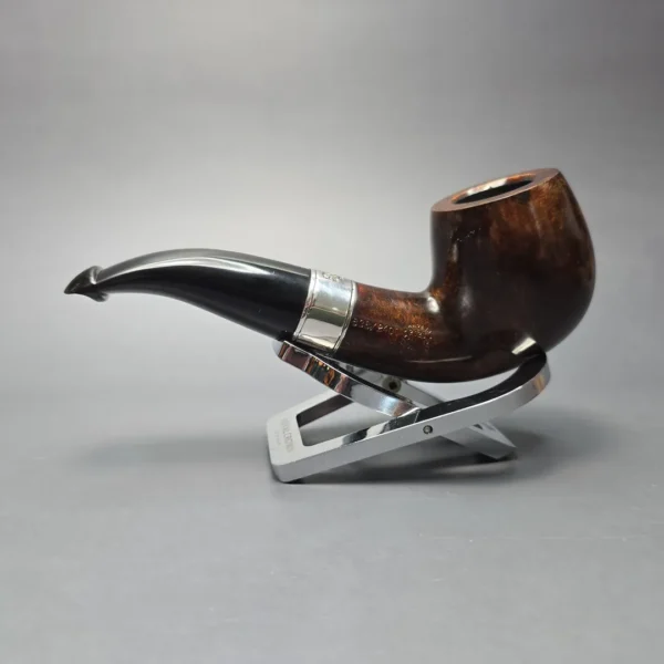 Peterson 160th Anniversary Pat. B Dark Smooth Bent Billiard Briar Pipe, New - Image 4