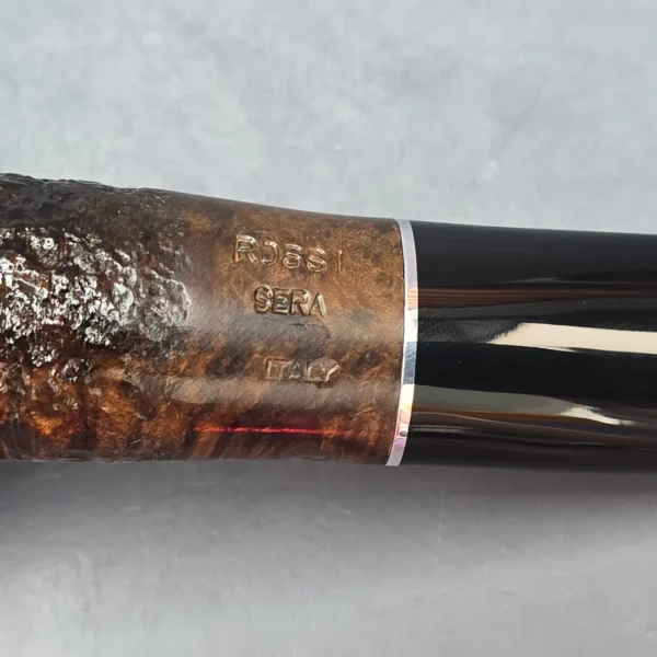 Rossi Sera 8316 Rusticated Pot Briar Pipe, New, 6mm - Image 11