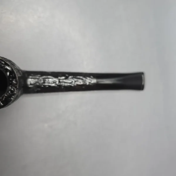 Rossi Mezzanotte 8801 Rusticated Canadian Briar Pipe, New - Image 8