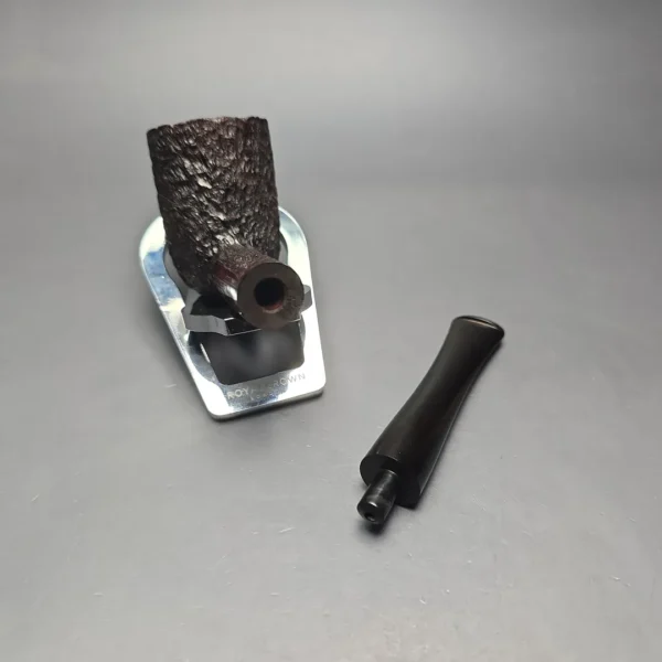 James Upshall Bark Group 6 Rusticated Dublin Estate Briar Pipe, Unsmoked - Image 14