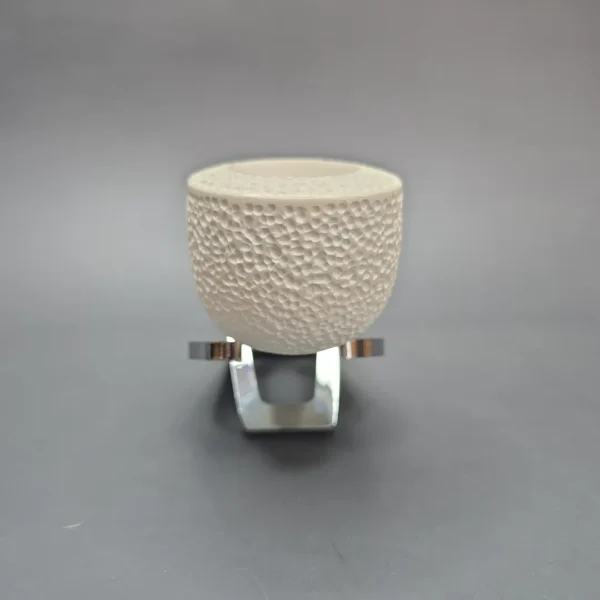 MBSD Meerschaum Deluxe Rusticated Pot Block Meerschaum Pipe, Briar-Mortise, New - Image 4