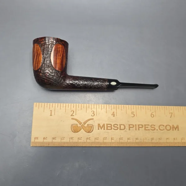 GBD Pre-1980s Collector Fantasy 9589 Partially Sandblasted Dublin Estate Briar Pipe, English Estates - Image 12