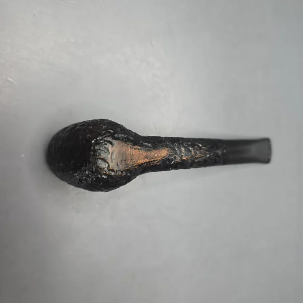 Rossi Mezzanotte 8801 Rusticated Canadian Briar Pipe, New - Image 10