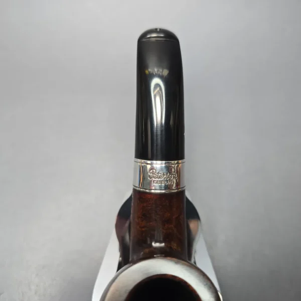 Peterson 160th Anniversary Pat. B Dark Smooth Bent Billiard Briar Pipe, New - Image 8