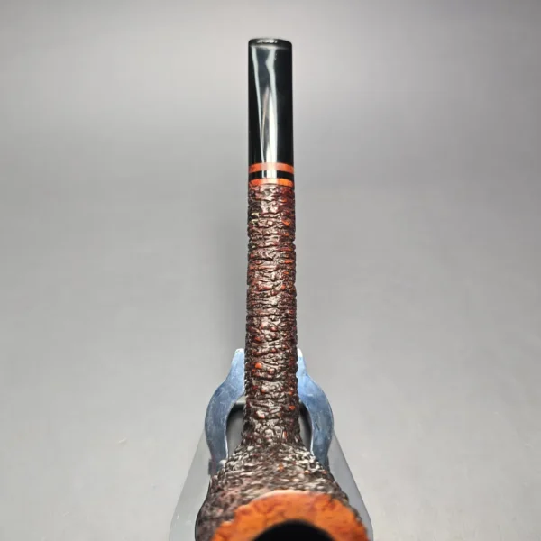 Paolo Becker (c.1980s-1990s) Partially Rusticated Canadian Estate Briar Pipe, Italian Estates - Image 8