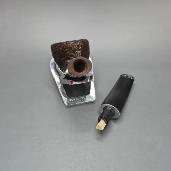 Rossi Sera 8316 Rusticated Pot Briar Pipe, New, 6mm - Image 14