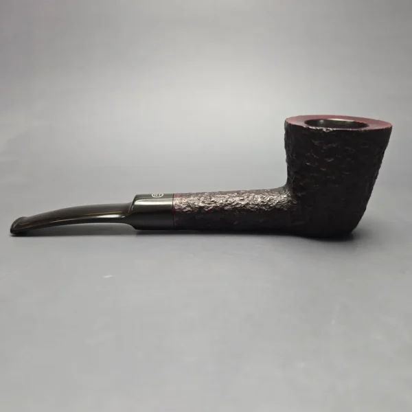 James Upshall Bark Group 6 Partially Rusticated Dublin Estate Briar Pipe, Unsmoked - Image 3