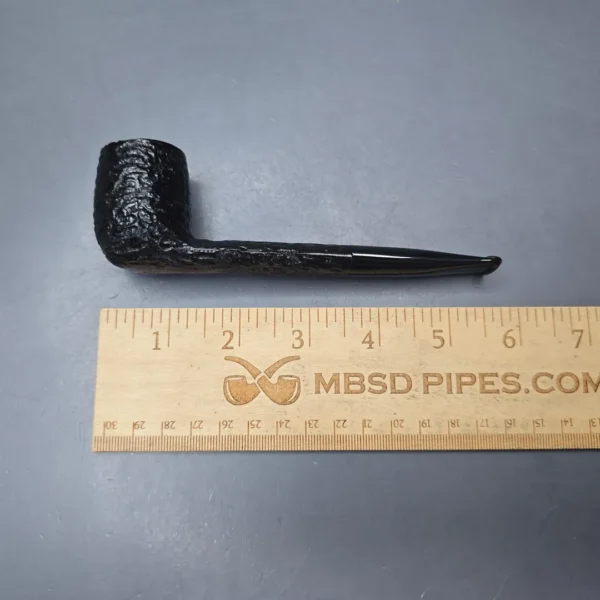 Rossi Mezzanotte 8801 Rusticated Canadian Briar Pipe, New - Image 12